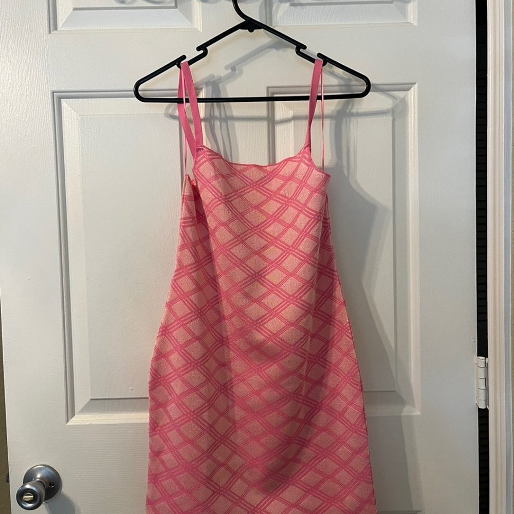 chinese dress ladies Zara Light Pink Loose Knit Sweater Tunic Dress. Size 14T main image 0